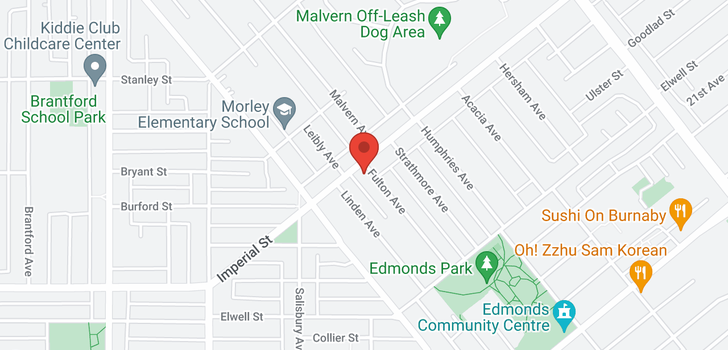 map of 6706 LINDEN AVENUE